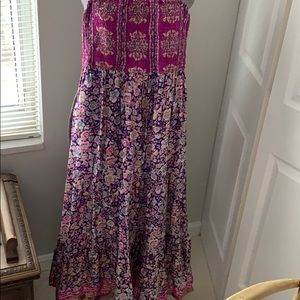 Anthropologie Maeve Silk Sundress